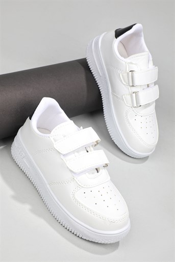 Air Taban Rahat Nefes Alır Beyaz Siyah Çocuk Spor Ayakkabı AIR v2 Çocuk Sneaker Beınsteps Beinsteps AIR Çocuk Sneaker