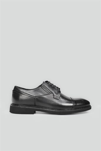 Deri Klasik Siyah Antik Erkek Ayakkabı 67829 Erkek Klasik Ayakkabı Greyder GREYDER 67829 MER KLASİK AYAK