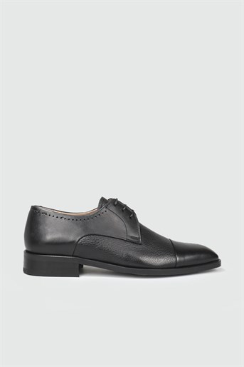 Deri Klasik Siyah Antik Erkek Ayakkabı 5664-223 Erkek Klasik Ayakkabı Nevzat Onay NEVZAT ONAY 5664-223 MER DERİ