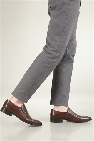 Günlük Deri Kahverengi Erkek Ayakkabı 270 Erkek Klasik Ayakkabı Berenni BERENNİ 270 MER